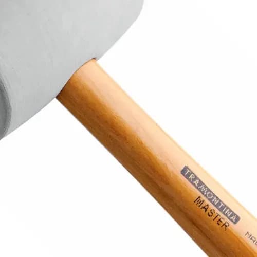 Martillo De Goma Tramontina 450 G Mango De Madera — imagen 5 de 6