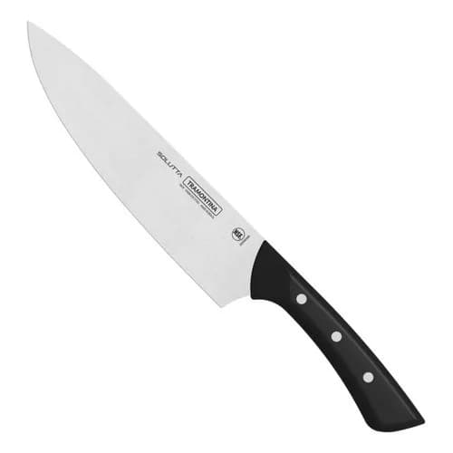 Cuchillo De Chef Tramontina Solutta Professional 10 Pulgadas Negro — imagen 2 de 3