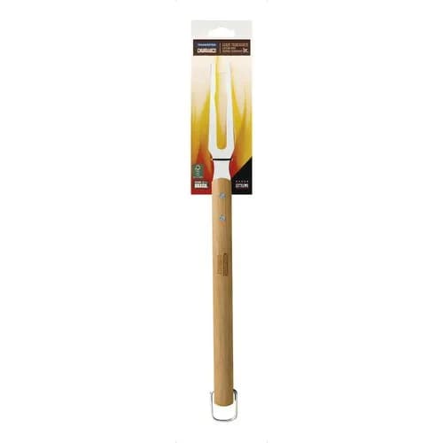 Tenedor Trinchante Tramontina Acero Inoxidable Mango Madera 47 Cm — imagen 2 de 5
