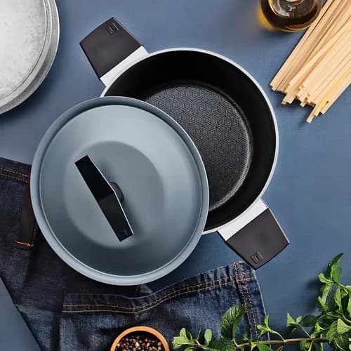 Batería De Cocina Tramontina Spezia 4 Piezas Inducción Azul — imagen 5 de 5