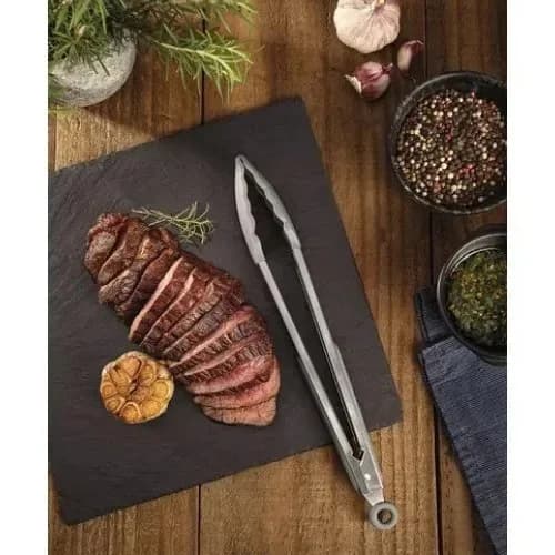 Pinza De Cocina Tramontina Softta De Silicona Gris 33,9 Cm — imagen 5 de 5