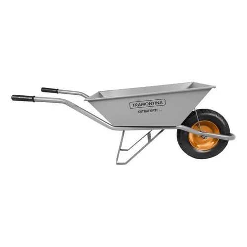 Carretilla Tramontina 65 L Rueda Inflable Gris — imagen 2 de 2
