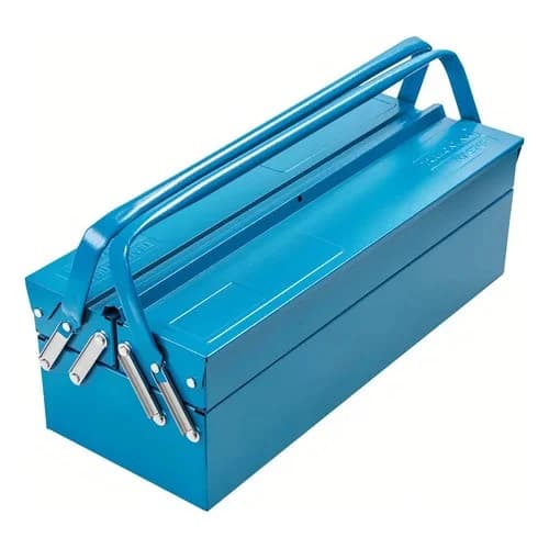 Caja De Herramientas Tramontina Acordeón 3 Cajones Azul — imagen 1 de 4