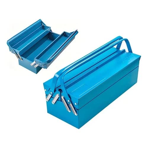 Caja De Herramientas Tramontina Acordeón 3 Cajones Azul — imagen 3 de 4