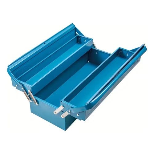 Caja De Herramientas Tramontina Acordeón 3 Cajones Azul — imagen 2 de 4