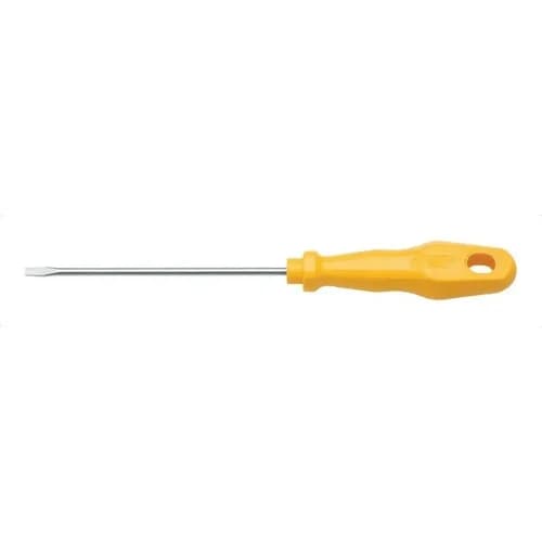 Destornillador Tramontina Punta Plana 1/8 X 5 Amarillo