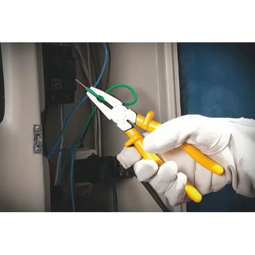 Pinza Universal Tramontina 8 Pulgadas Aislada 1000 V — imagen 10 de 12