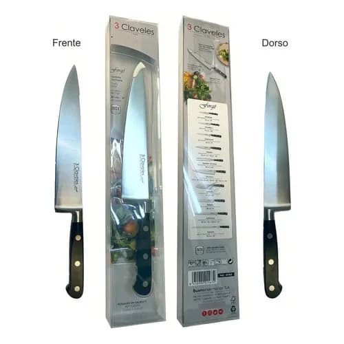 Cuchillo Cocinero 3 Claveles Forge Acero Inoxidable 20 Cm — imagen 6 de 6