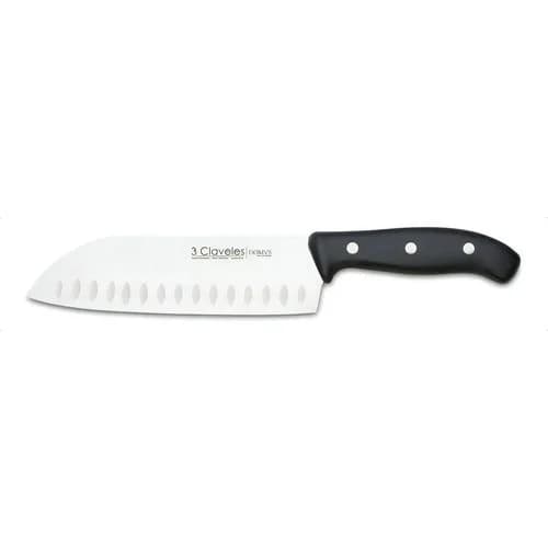 Cuchillo Santoku 3 Claveles Domus Acero Inoxidable 18 Cm — imagen 1 de 3