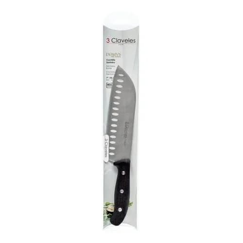 Cuchillo Santoku 3 Claveles Domus Acero Inoxidable 18 Cm — imagen 2 de 3