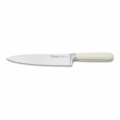 Cuchillo Cocinero 3 Claveles Polar 20 Cm Acero Inoxidable Blanco