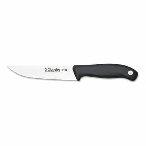 Cuchillo De Cocina 3 Claveles Evo 13,5 Cm Acero Inoxidable Negro