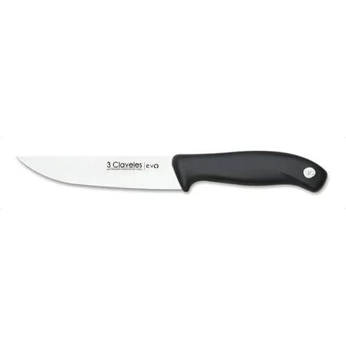Cuchillo De Cocina 3 Claveles Evo 13,5 Cm Acero Inoxidable Negro — imagen 1 de 8