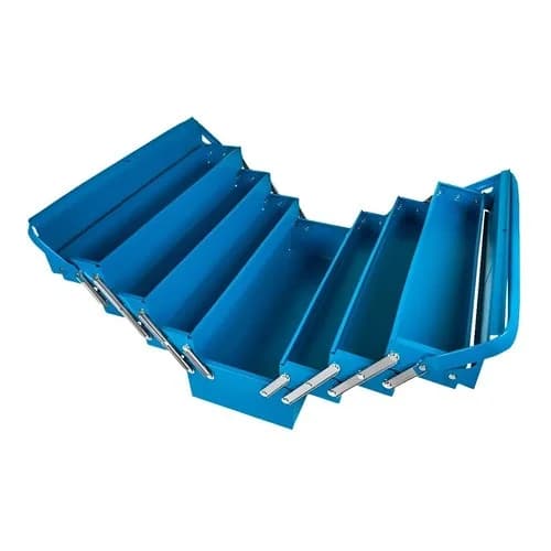 Caja De Herramientas Tramontina Acordeón 7 Cajones Azul — imagen 1 de 8