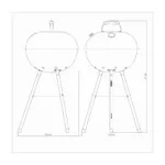 Parrilla Grill Barbacoa Tramontina A Carbon Tcp 450l - Imagen 4