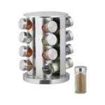 Especiero Giratorio Acero Inoxidable 16 Frascos