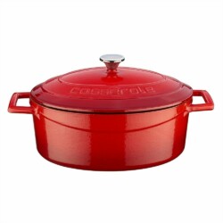 Cacerola Olla Lava Esmaltada Hierro Fundido 29 Cm 5 Litros