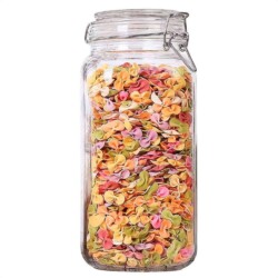 Frasco De Vidrio Hermetico Conserva 2500 Ml Broche Metal