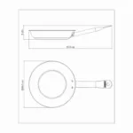 Sarten Tramontina Acero Inoxidable Induccion 26 Cm Ceramico - Imagen 4