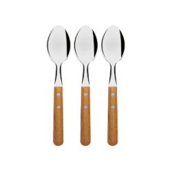 Cuchara Tramontina Mango De Madera Dynamic X3 Unid