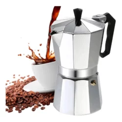 Cafetera Italiana Aluminio Cafe 600 Ml 12 Tazas Grupo Dos