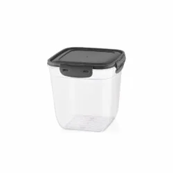 Tupper Plastico Contenedor Cuadrado Hermetico 3250 Ml Bager