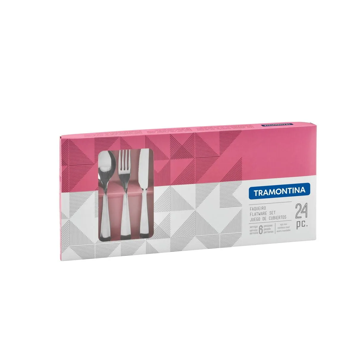 Juego De Cubiertos Tramontina Laguna Acero Inox 24 Piezas - Imagen 2