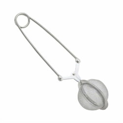 Infusor De Te Bola Filtro Acero Inoxidable Con Mango