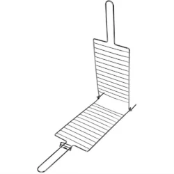 Rejilla Doble Para Parrilla Grill Barbacoa 56 Cm Grupo Dos