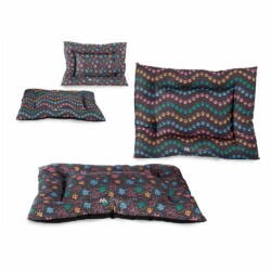 Cama Para Mascotas Perro Gato Acolchada 76 X 54 Cm