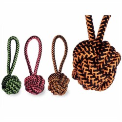 Juguetes Para Perro Pelota Cuerda Soga Mascota 37 X 7