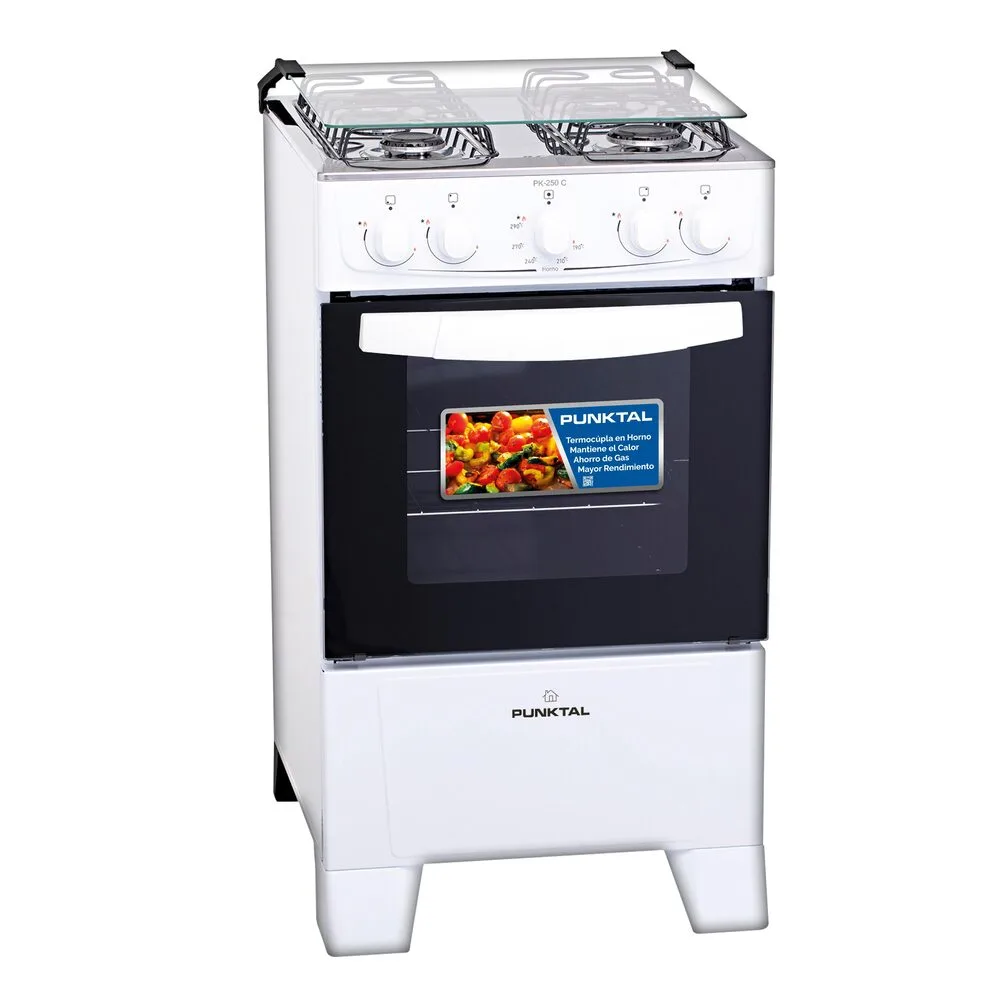 Cocina Punktal Pk-250 Verona Super Gas / Gas Inox - Imagen 1
