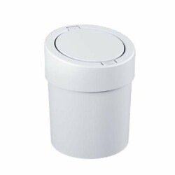 Papelera Cesto De Basura Con Boton Apertura 5 Litros Coza