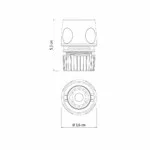 Acople Rapido Plastico Para Manguera De 1/2 Tramontina - Imagen 3