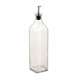 Aceitera Vinagrera 500 Ml De Vidrio Tapa Metal Renga