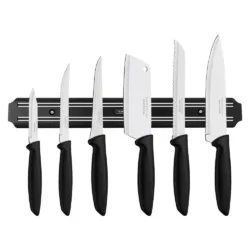Juego De Cuchillas Tramontina Con Barra Imantada 7 Piezas
