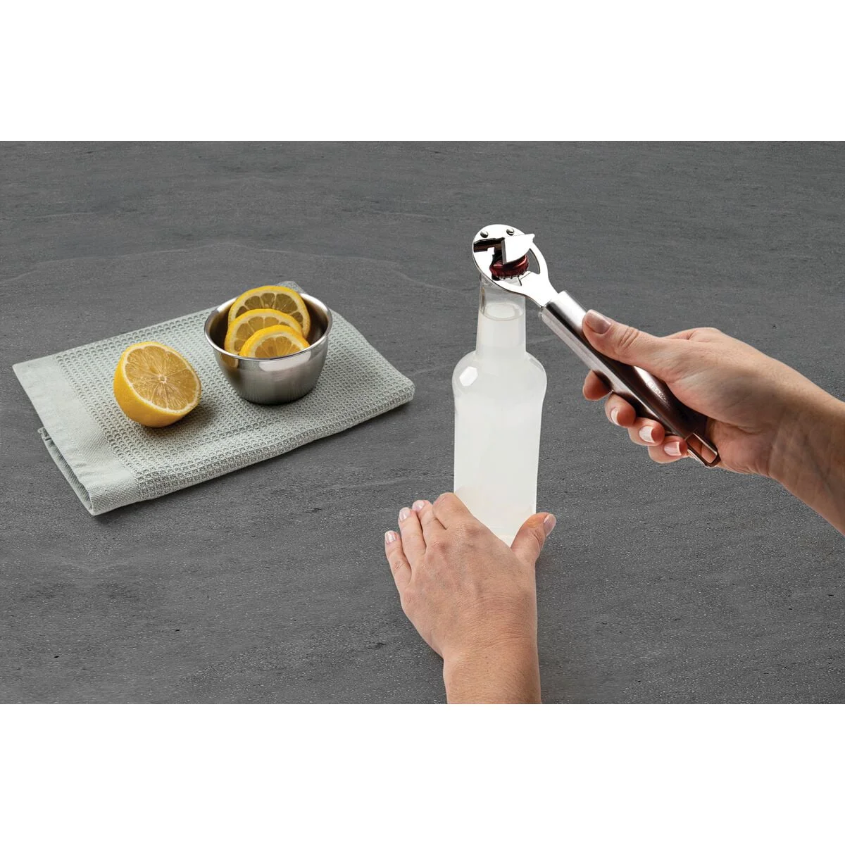 Destapador Abrelatas Tramontina Acero Inoxidable Marffim - Imagen 4