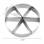 Molde Para Hornear Cortador Separador De Tortas Postres - Imagen 2