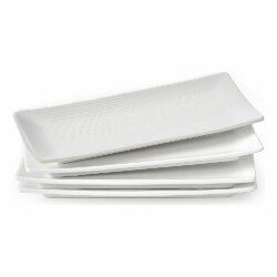 Plato Fuente Bandeja Ceramica Rectanguar 24 Cm X 11,5 Cm