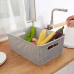 Caja Organizadora Plastico Simil Ratan Con Tapa Grupo Dos - Imagen 6