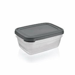Set Tupper Pote Rectangular 2 Piezas Bpa Free 2000 Ml