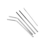 Sorbito Pajita Acero Inox Reutilizable X 4 Con Limpiador
