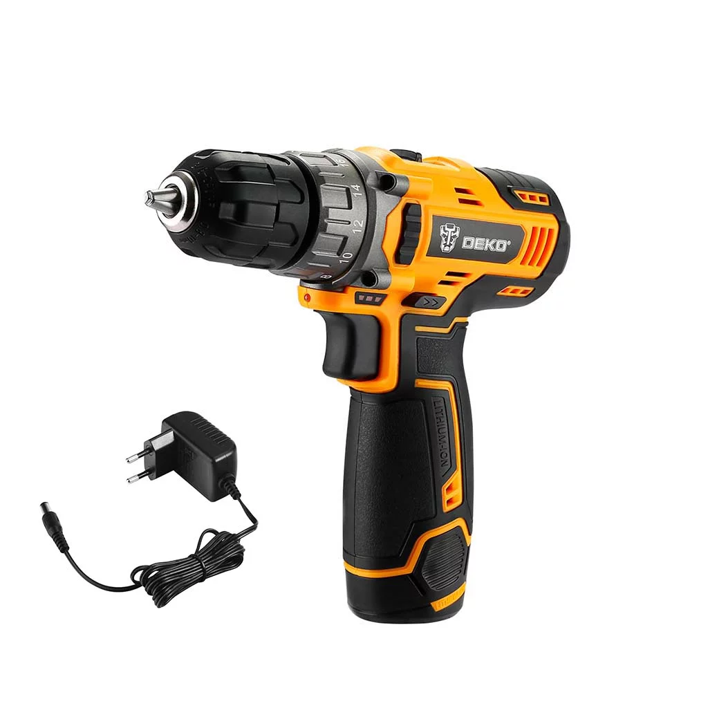 57531 Taladro Atornillador A Bateria Deko Dkcd12xl01-h5 10mm 12v - Imagen 1