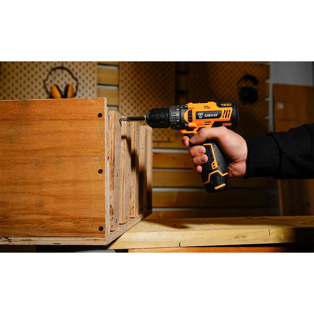 Taladro Atornillador A Bateria Deko Dkcd12xl01-h5 10mm 12v - Imagen 4