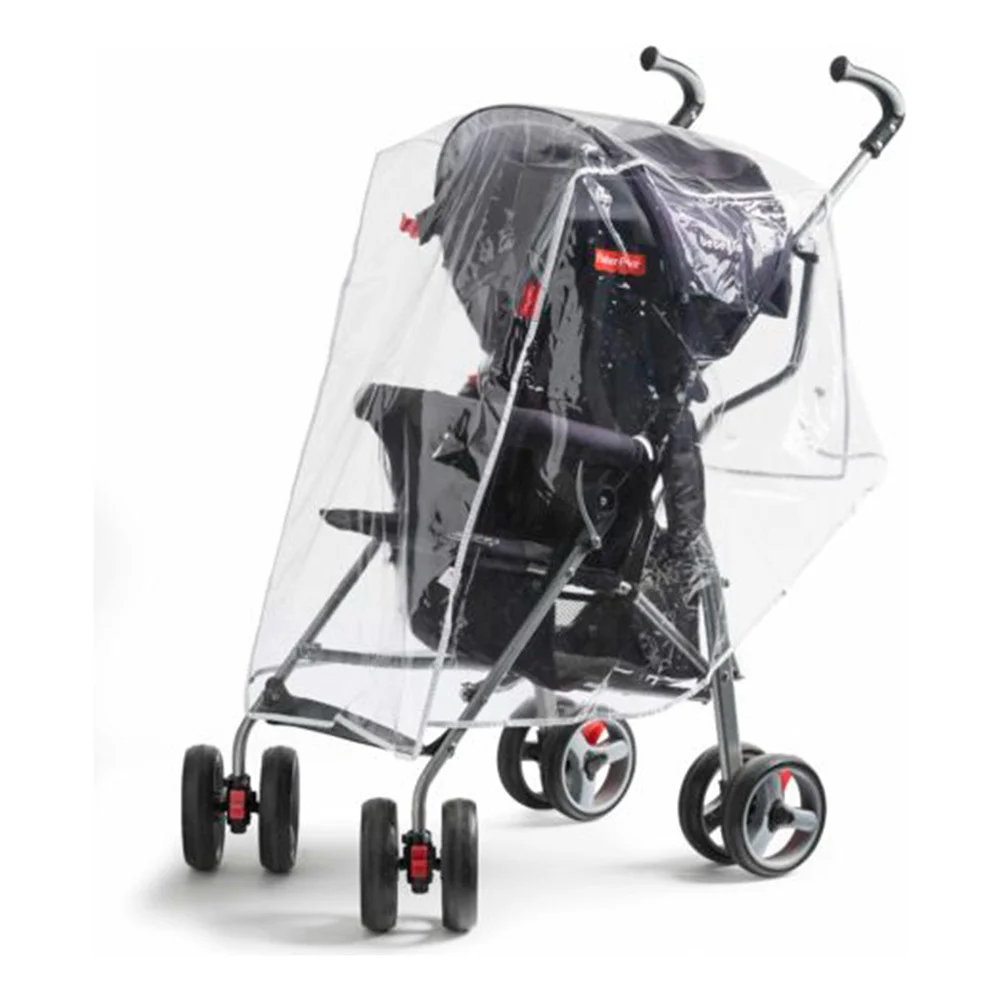 D_NQ_NP_2X_891590-MLU76601649977_052024-F Funda Impermeable Protector De Lluvia Cochecito De Bebe - Imagen 1