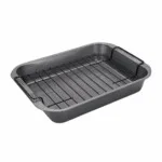 Asadera Con Rejilla Antiadherente Para Horno 37 Cm X 28 Cm