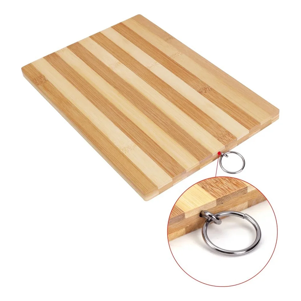 Tabla De Madera Bambu Cocina Para Picar 30 X 20 Cm Grupo Dos - Imagen 3