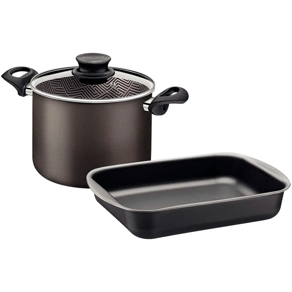 Juego Tramontina Kit Olla Asadera 2 Piezas Antiadherente - Imagen 1
