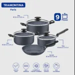 Juego De Ollas Bateria De Cocina Tramontina 7 Piezas Azul - Imagen 3