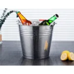 Champagnera Hielera Acero Inox 30 X 28 Cm Balde Con Asa - Imagen 3